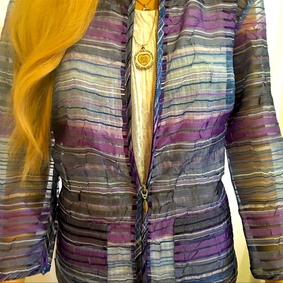 Peck & Peck Jackets & Blazers - PECK & PECK SHEER JACKET LIKE NEW CONDITION SIZE MEDIUM